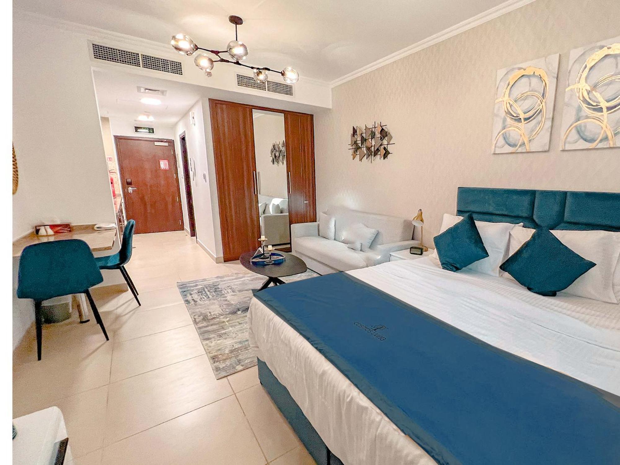 Cosmos Living Modern Studio Near Dubai Marina Exterior foto